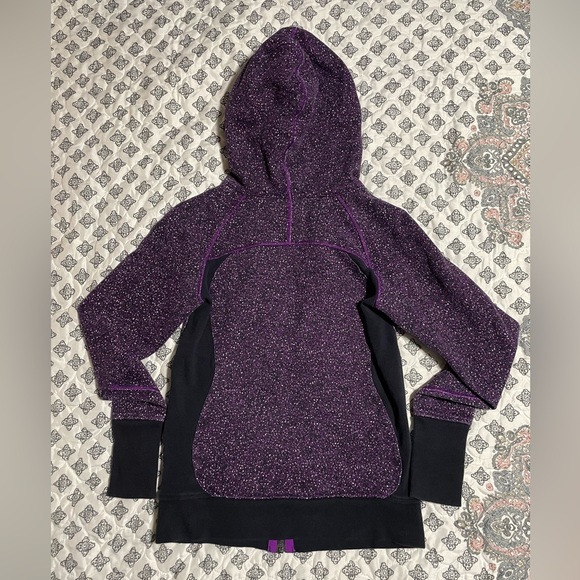 Lululemon Scuba Hoodie Purple Patterned Size 6 - Picture 2 of 3